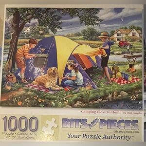 Bits and Pieces - “Camping Close To Home” - 1000 Piece Puzzle